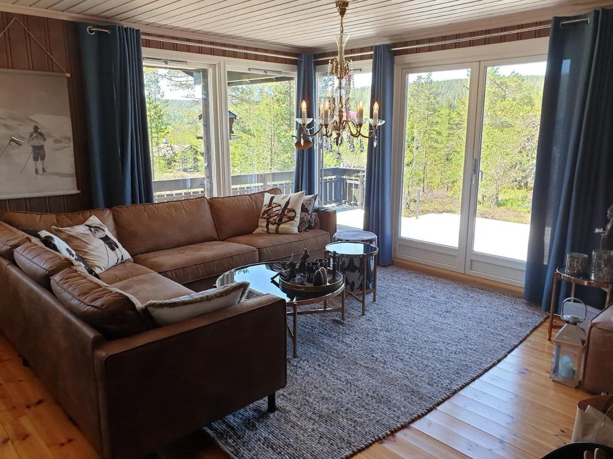 Solhytta Fantastisk Beliggenhet! Hytte Til Leie Pa Skrim! Kongsberg Extérieur photo