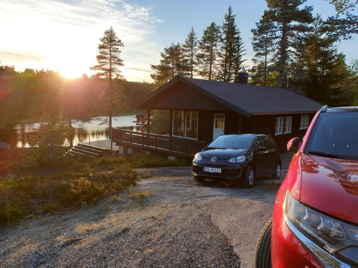 Solhytta Fantastisk Beliggenhet! Hytte Til Leie Pa Skrim! Kongsberg Extérieur photo