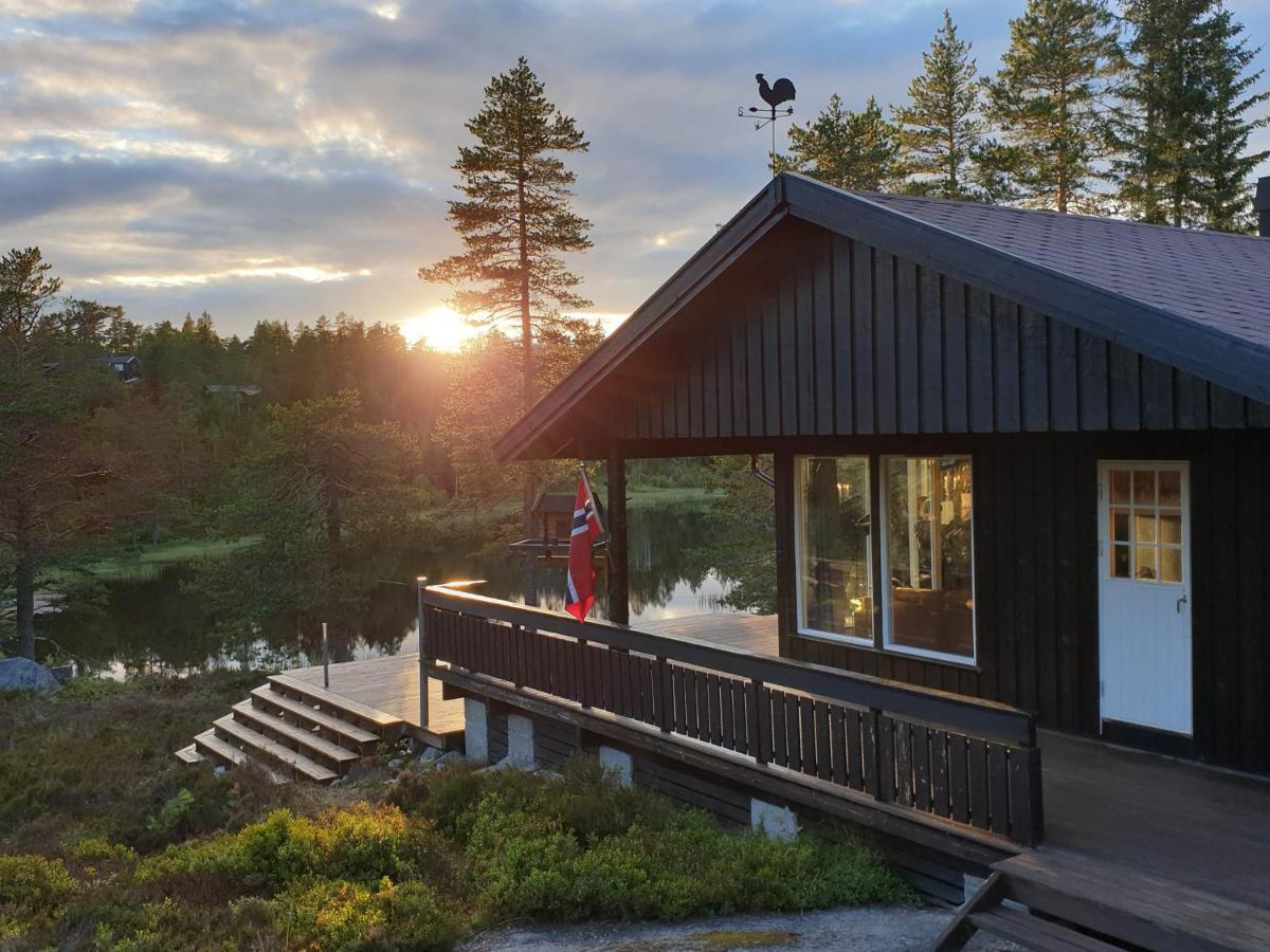 Solhytta Fantastisk Beliggenhet! Hytte Til Leie Pa Skrim! Kongsberg Extérieur photo