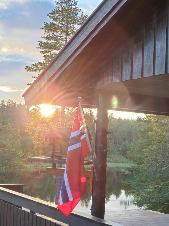 Solhytta Fantastisk Beliggenhet! Hytte Til Leie Pa Skrim! Kongsberg Extérieur photo