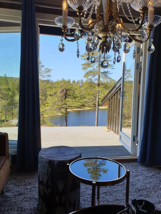 Solhytta Fantastisk Beliggenhet! Hytte Til Leie Pa Skrim! Kongsberg Extérieur photo