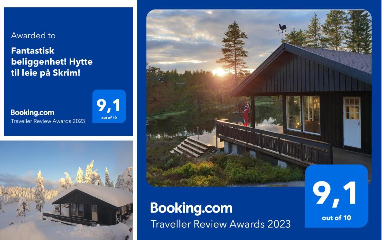Solhytta Fantastisk Beliggenhet! Hytte Til Leie Pa Skrim! Kongsberg Extérieur photo